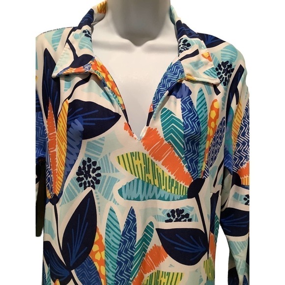 Buckhead Betties Tropical Lei’d Back Jada Dress M NWT - Picture 5 of 6